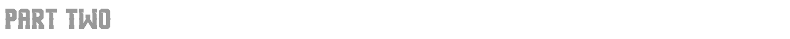 Part Two font preview